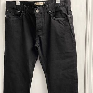 Burberry Black Straight Cut Men’s Jeans